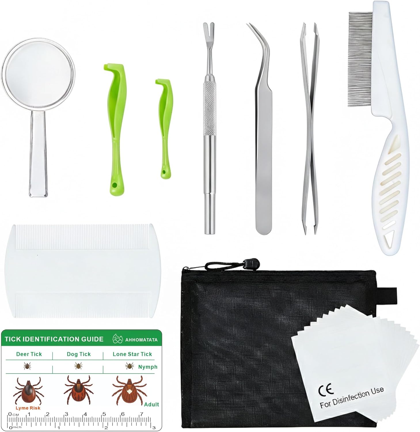 AHHOMATATA Tick Removal Multi-Tool Kit
