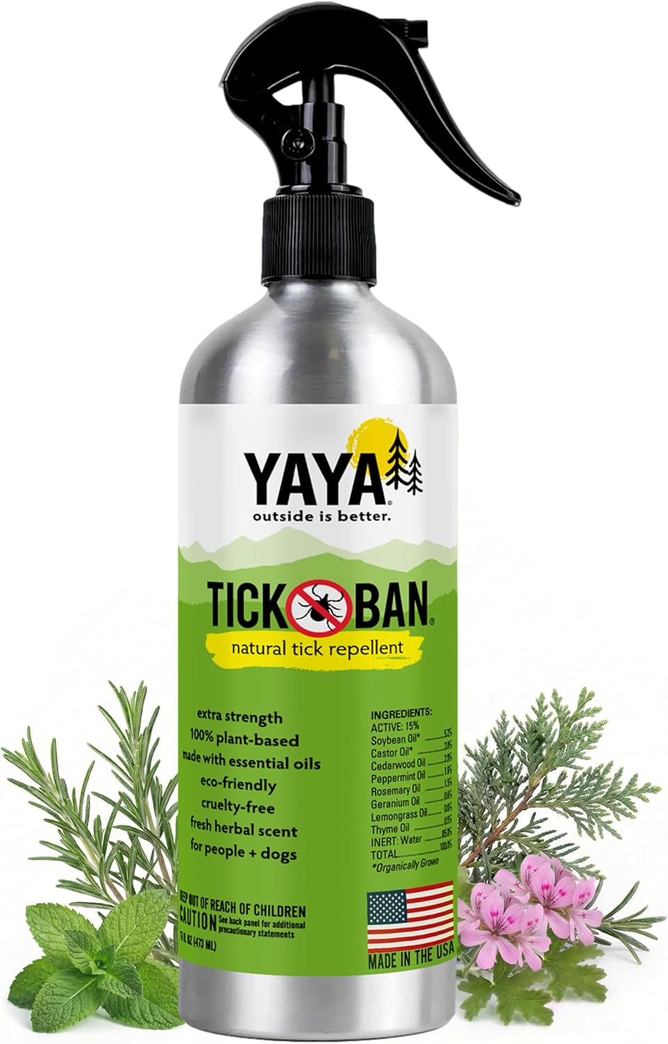 YAYA TICK-BAN Natural Tick Repellent